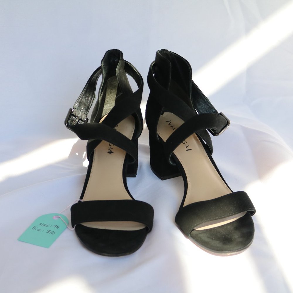 Low Block Heel Strappy Sandal